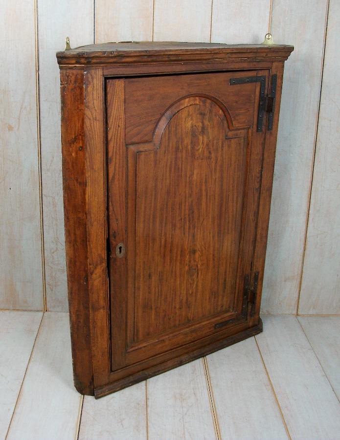 18th Century Oak Corner Cupboard